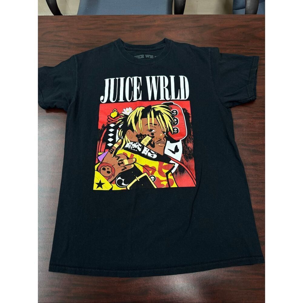 Juice Wrld Black Short Sleeve Graphic Tee Size Medium